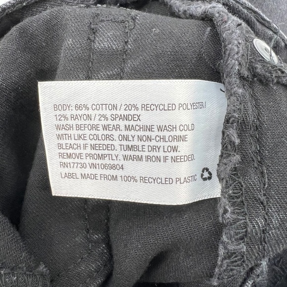 Cat & Jack' Black Super Stretch Skinny Jeggings Size 5T - Picture 7 of 8